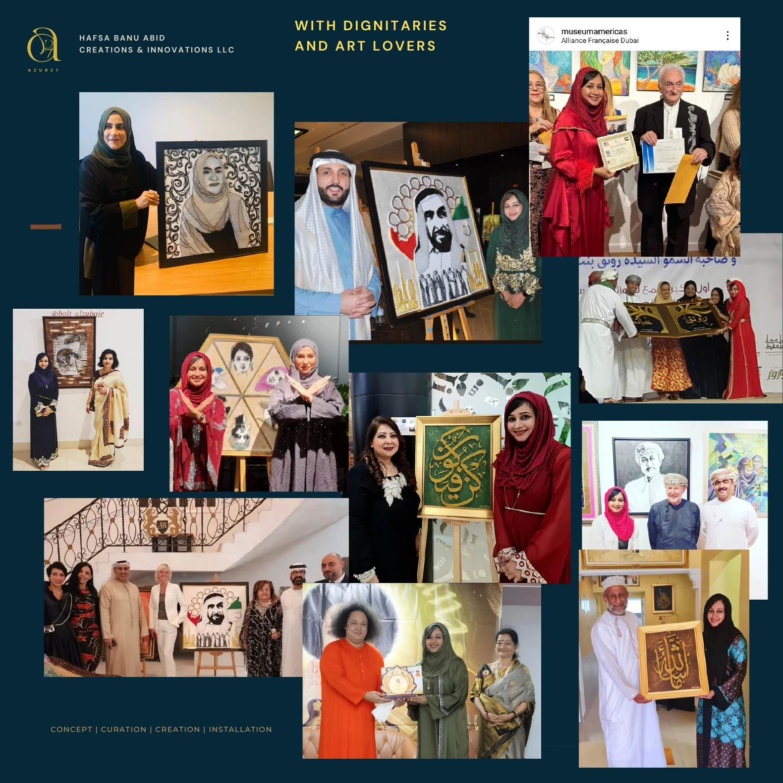 With dignitaries and art lovers — page 2