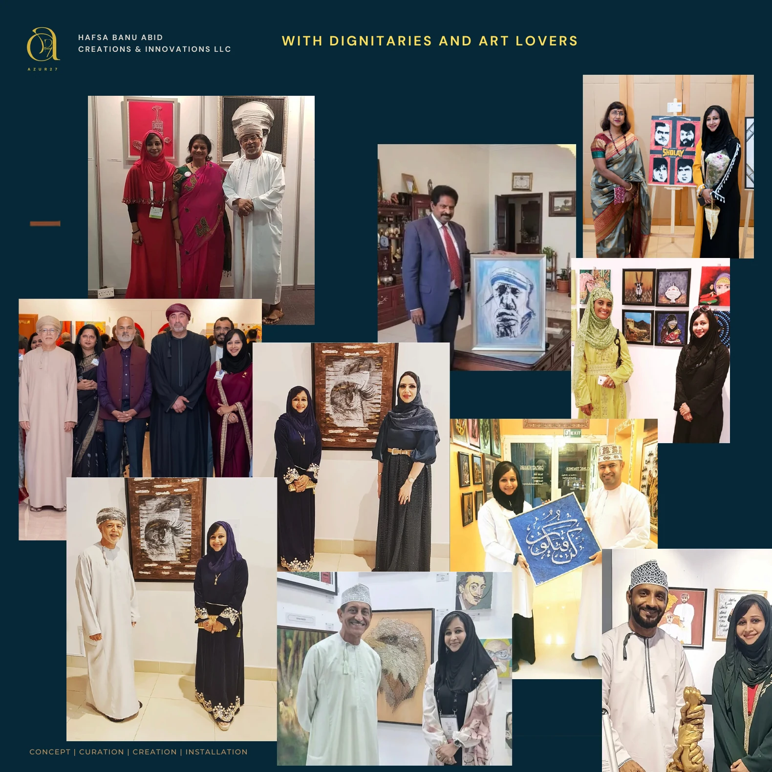 With dignitaries and art lovers — page 3