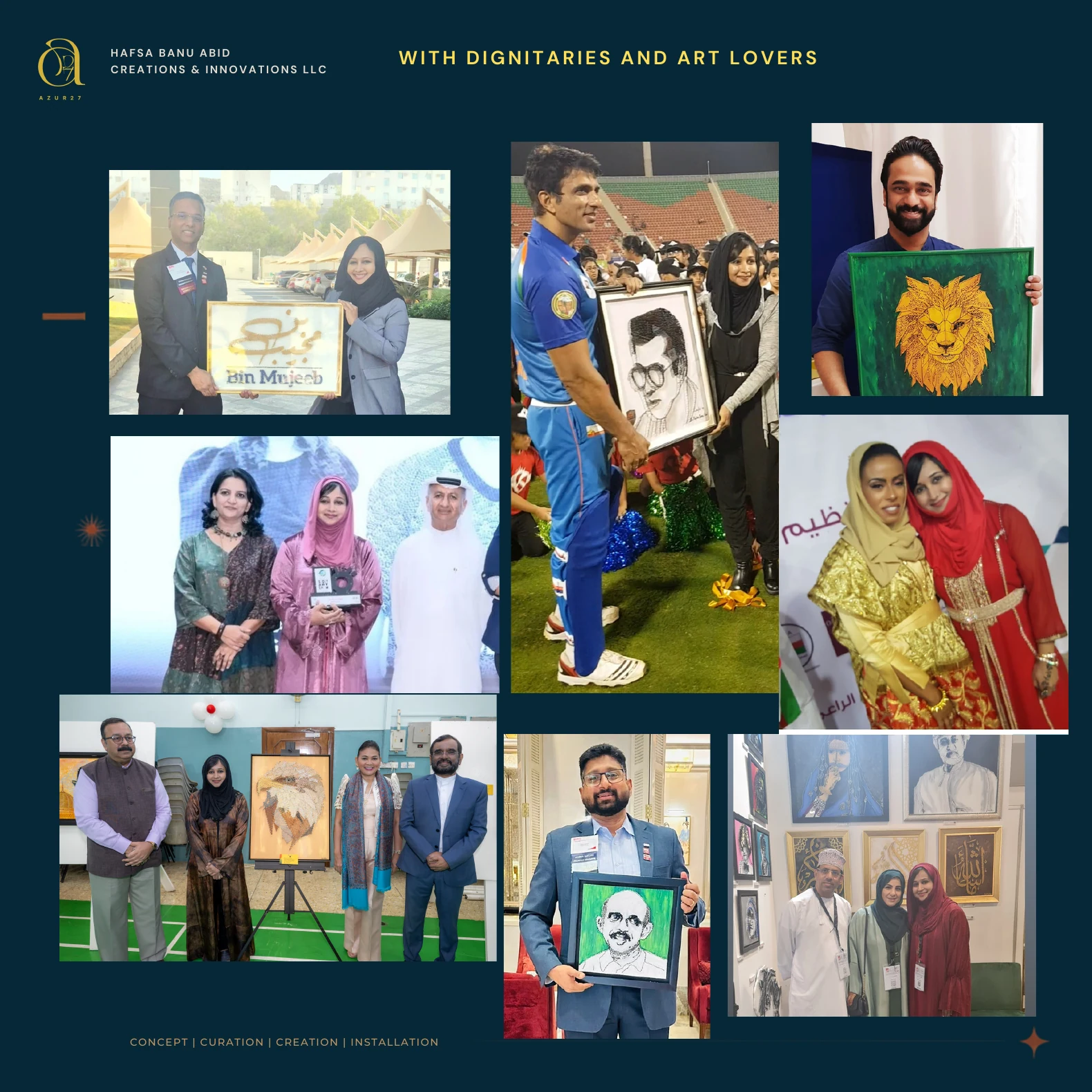 With dignitaries and art lovers — page 4
