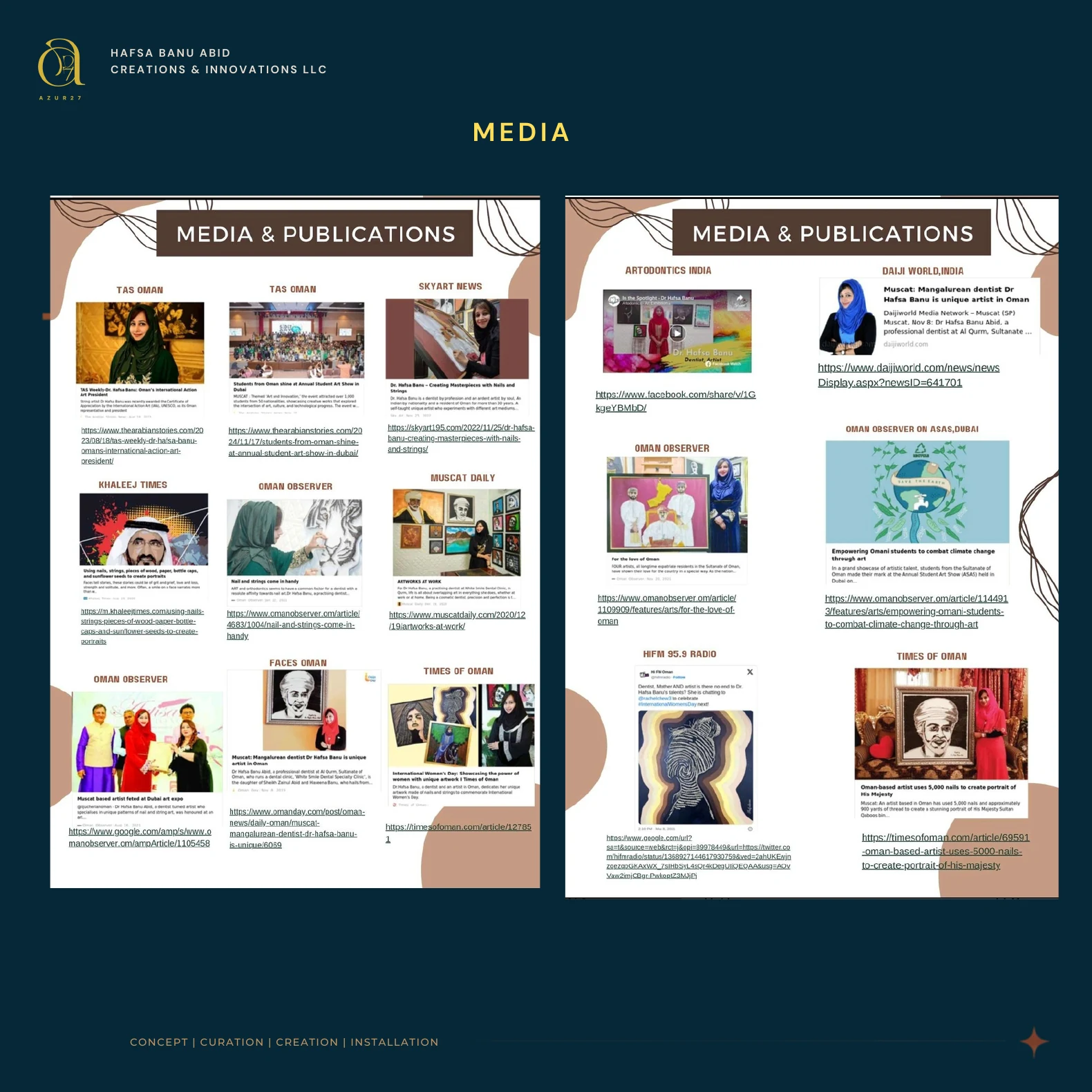 Media and Publications